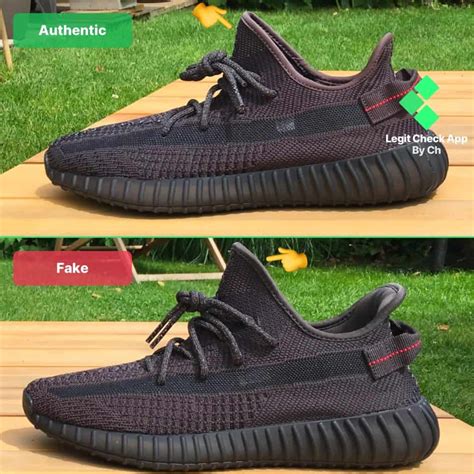 adidas yeezy 350 v2 black real vs fake|authentic Yeezy boost 350 black.